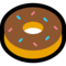 Doughnut emoji on Microsoft